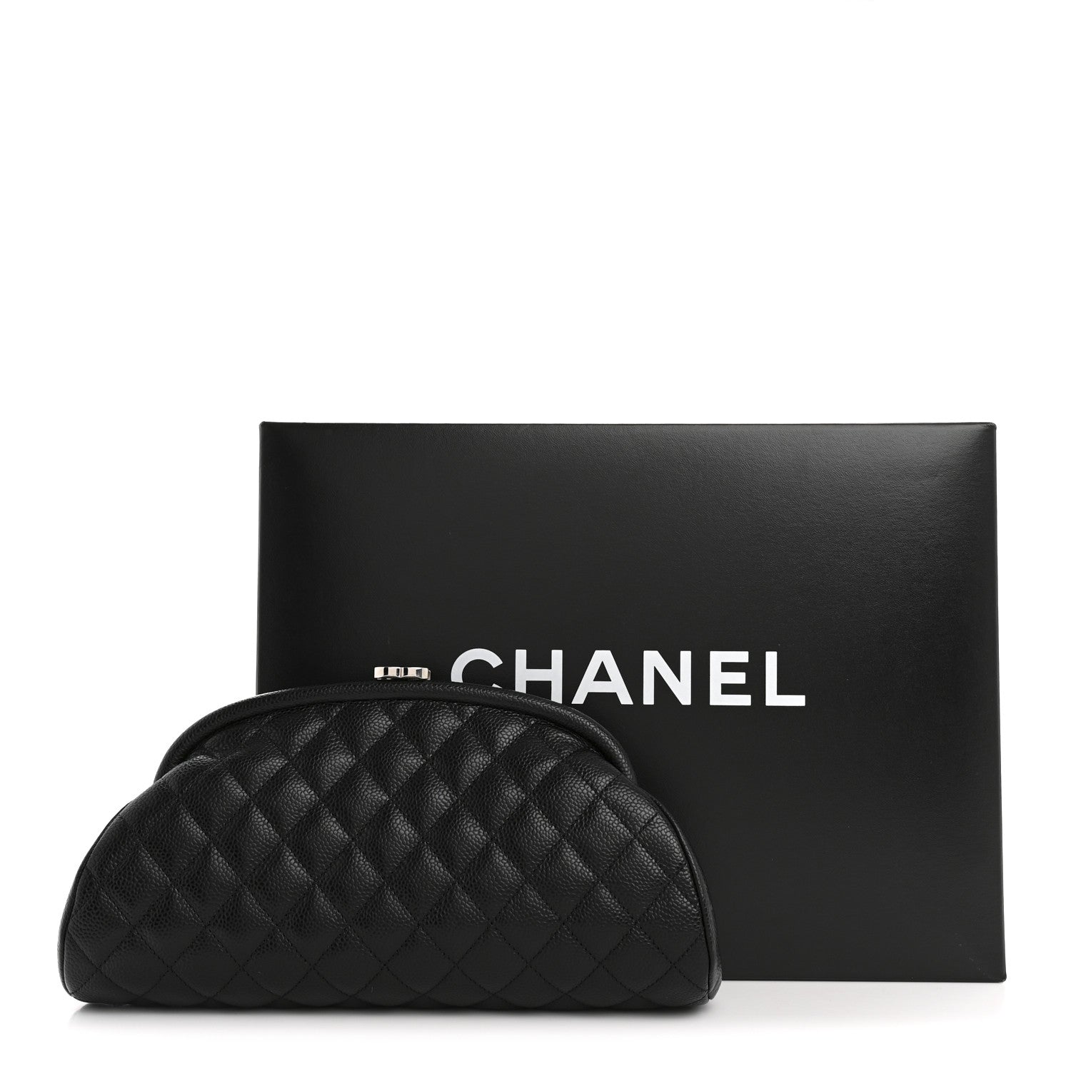 Chanel Caviar Quilted Timeless Clutch Black 8 of 8