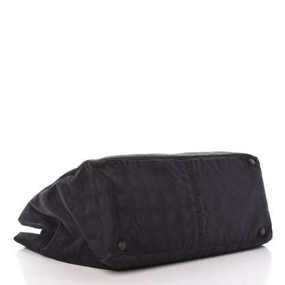 Chanel Nylon Large Travel Tote Black 4 of 13