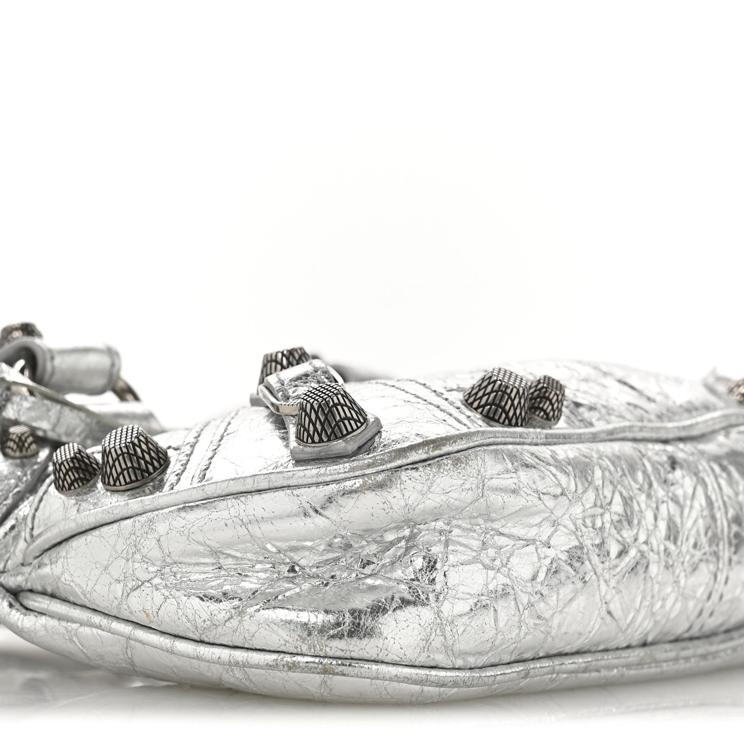 Agneau Arena Neo Cagole Mini Handbag Silver