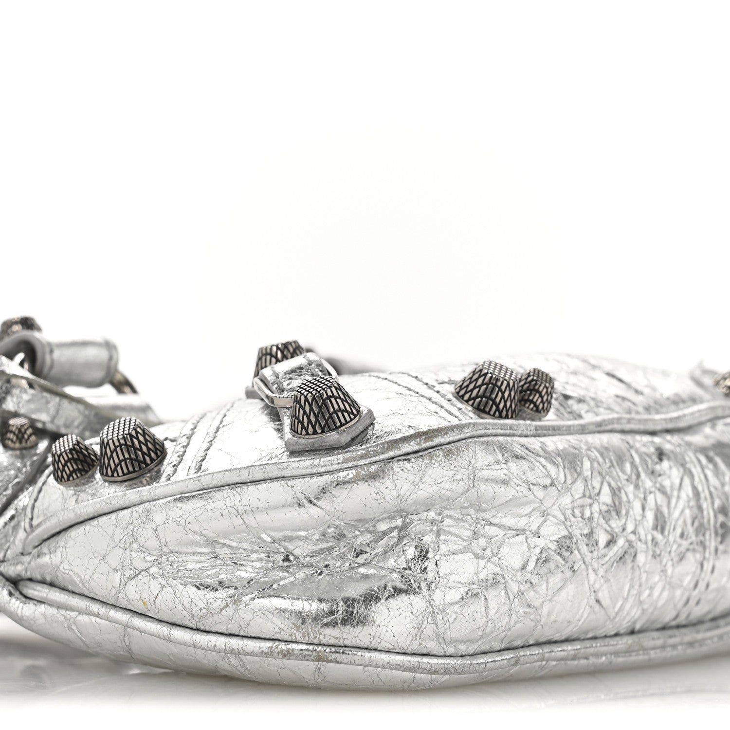 Balenciaga Agneau Arena Neo Cagole Mini Handbag Silver 10 of 11