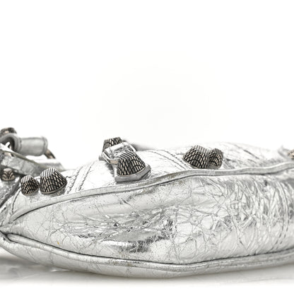 Balenciaga Agneau Arena Neo Cagole Mini Handbag Silver 10 of 11