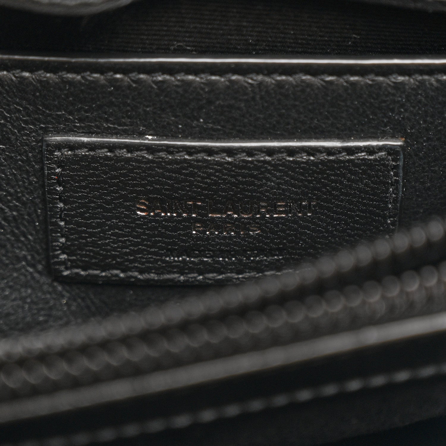 Saint Laurent Calfskin Y Quilted Monogram Monochrome Small Loulou Chain Satchel Black 8 of 12