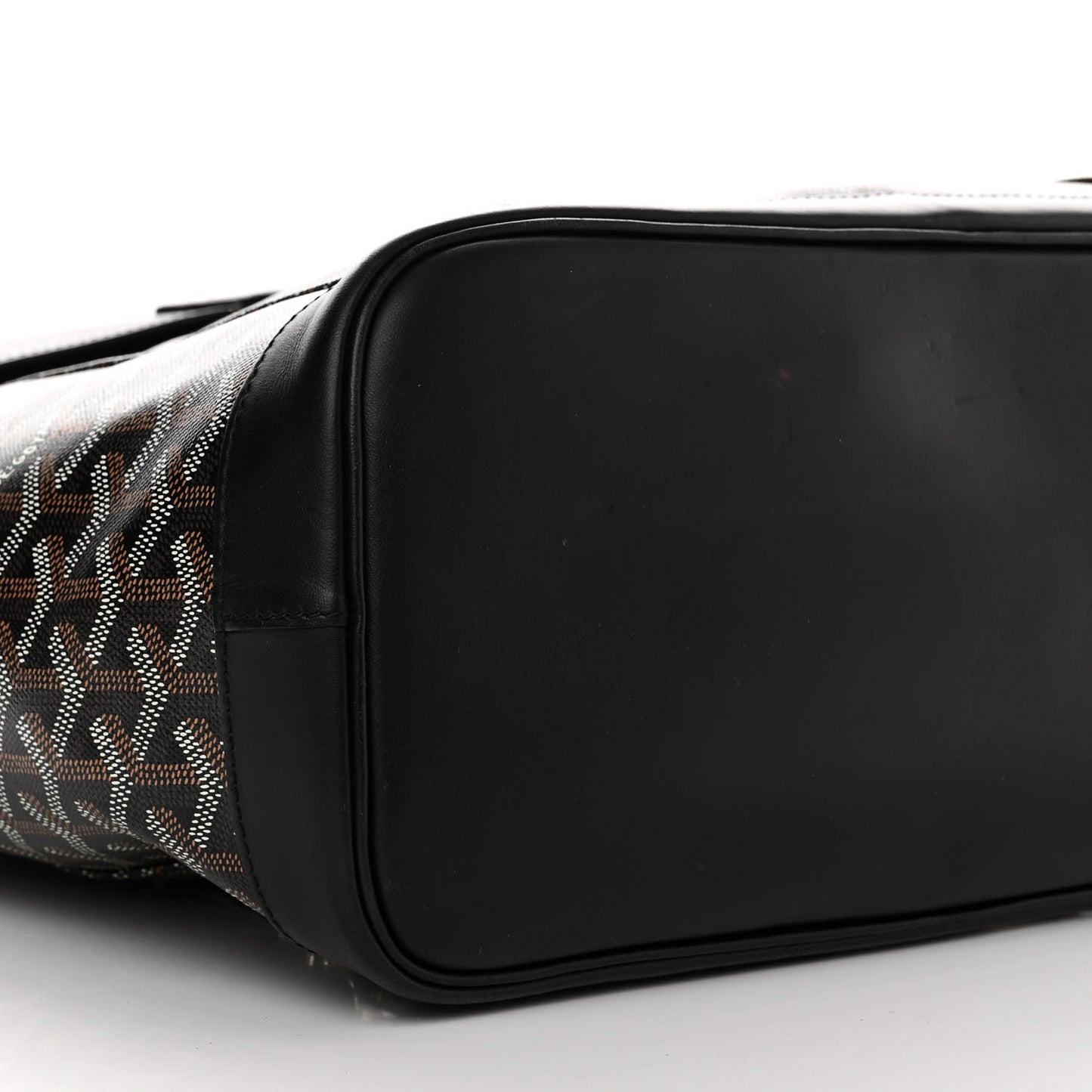 Goyardine Calfskin Alpin MM Backpack Black