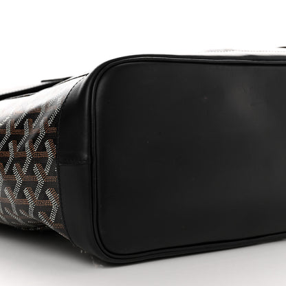 Goyard Goyardine Calfskin Alpin MM Backpack Black 9 of 10