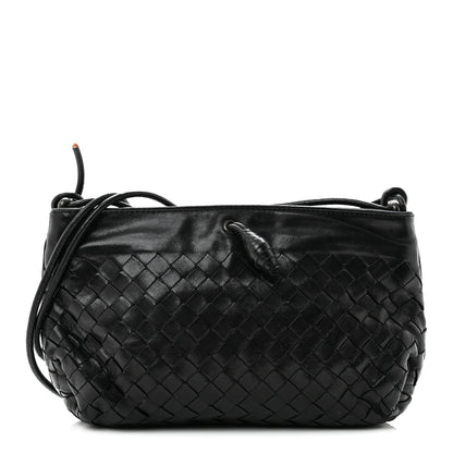 Bottega Veneta Nappa Intrecciato Mini Shoulder Bag Black 1 of 13