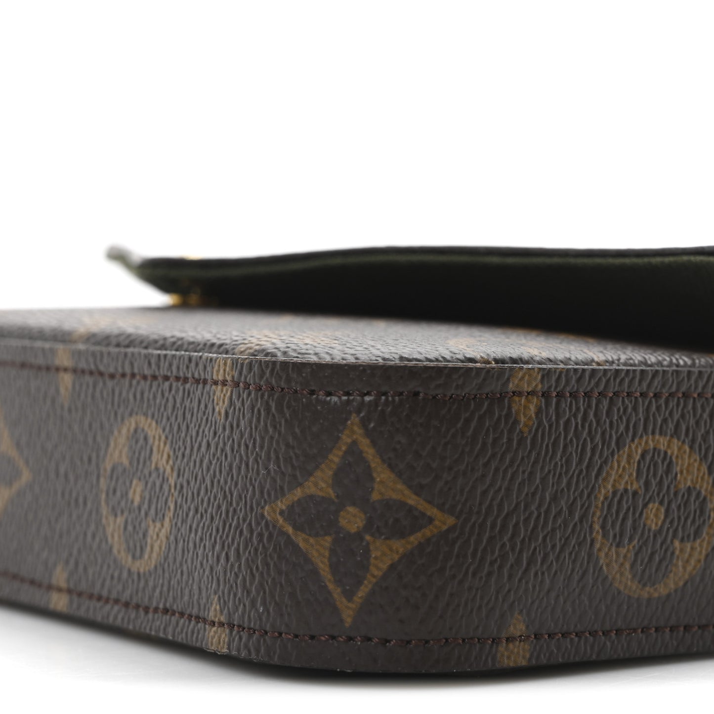 Monogram Felicie Strap & Go Kaki