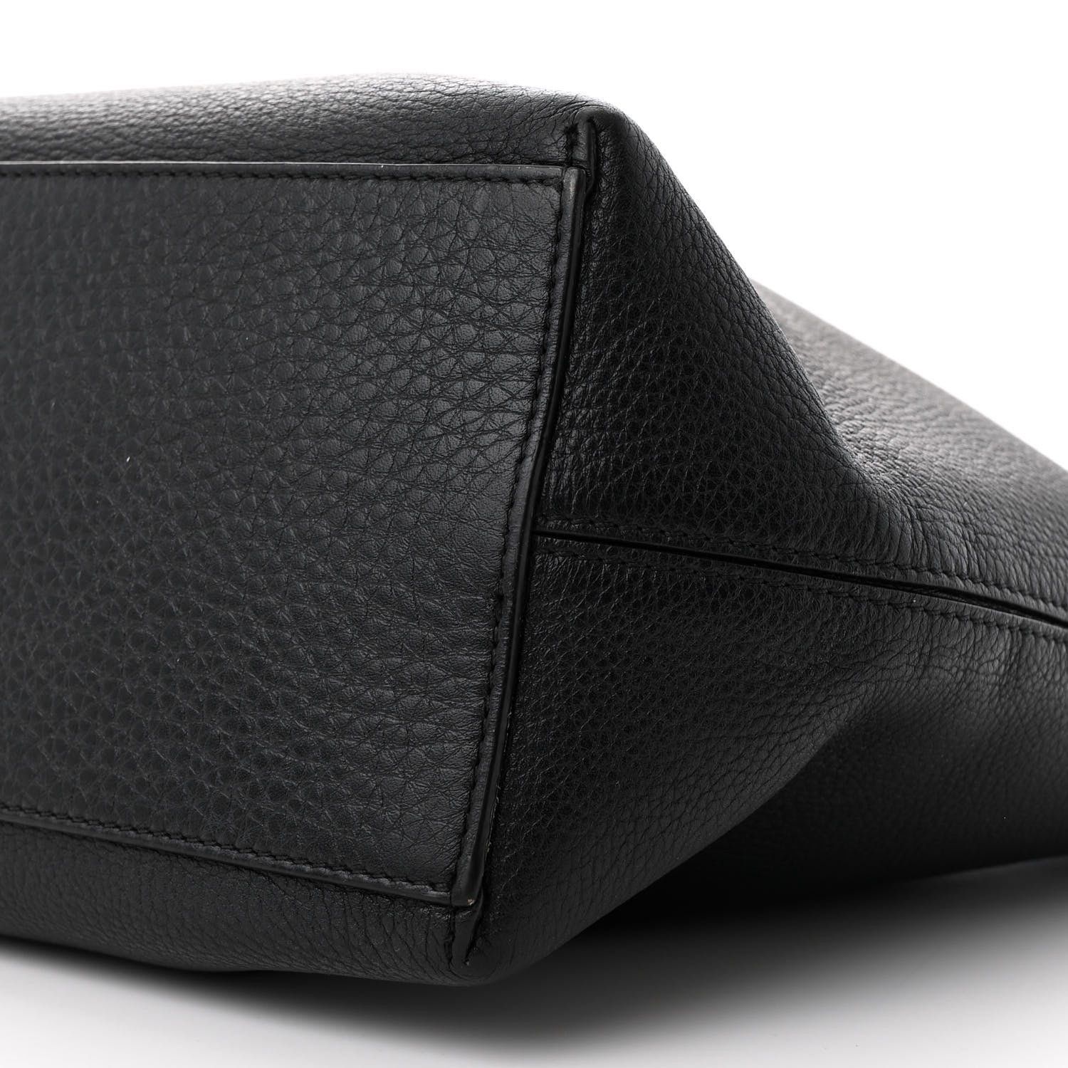 Valentino Garavani Grained Calfskin Rockstud Shoulder Tote Black 9 of 9