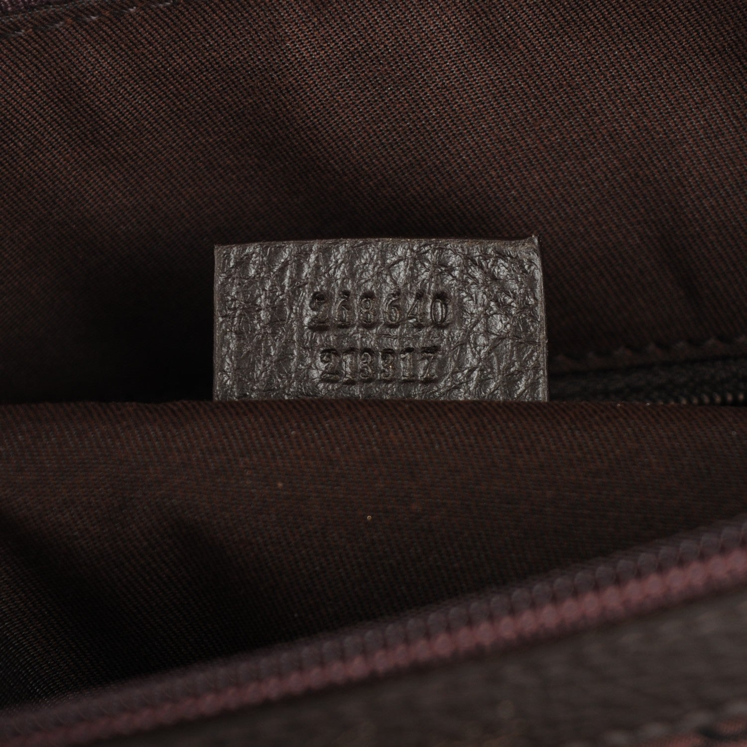 Gucci Nylon Monogram Medium Abbey Tote Dark Brown 7 of 7