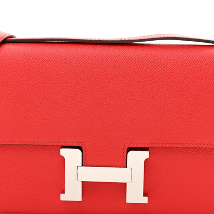 Hermes Epsom Constance Elan 25 Rouge Radieux 9 of 12
