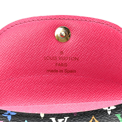 Louis Vuitton Monogram Multicolor Business Card Holder Black Grenade 6 of 8