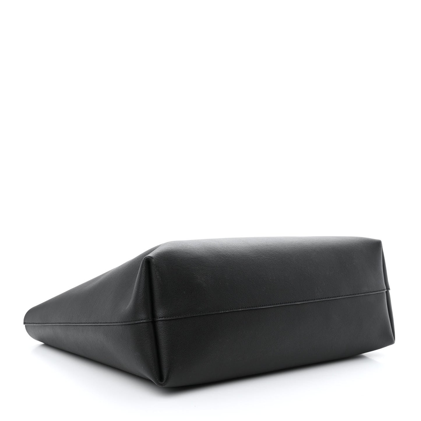 Calfskin Large Shopping Tote Black
