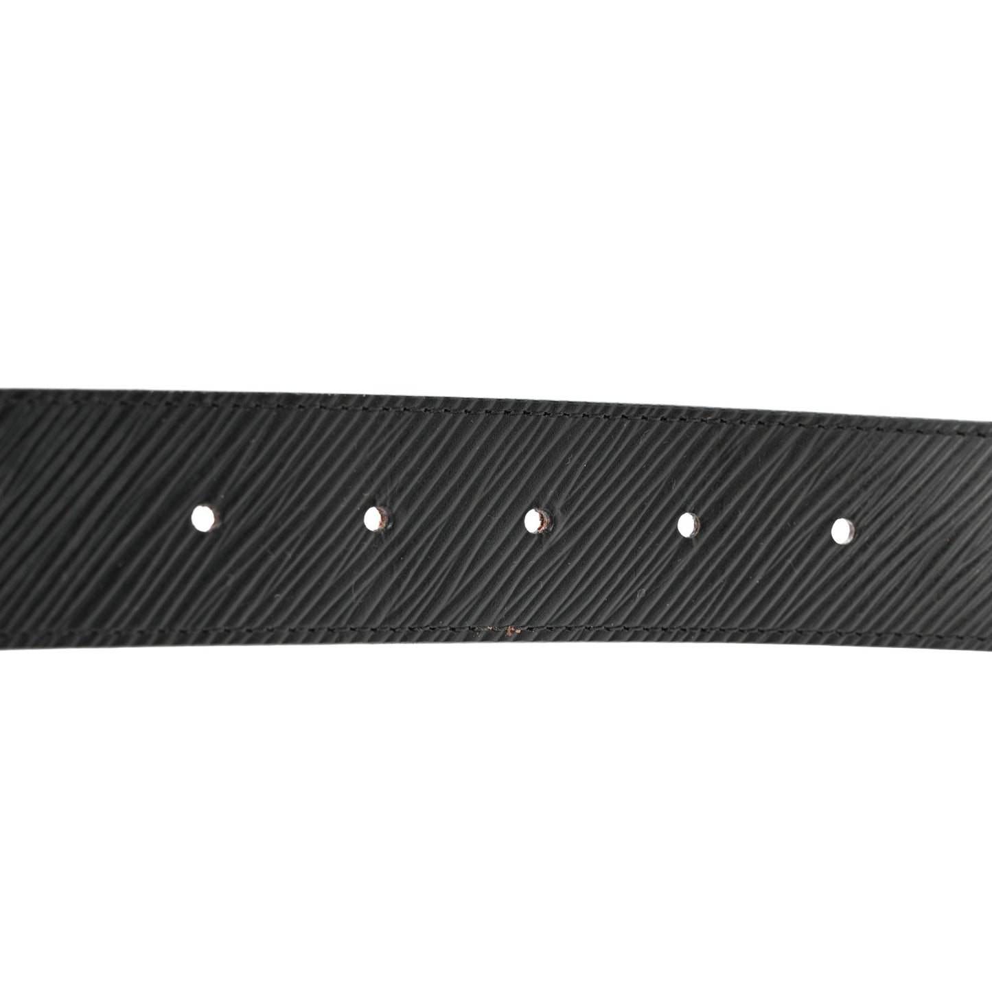 Monogram Epi 35mm LV Circle Reversible Belt 80 32 Black