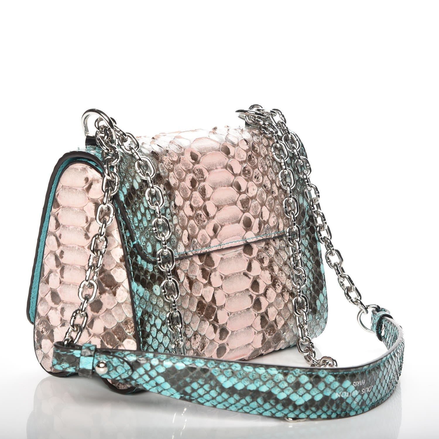 Louis Vuitton Python Twist Shoulder Bag PM Rose 3 of 6