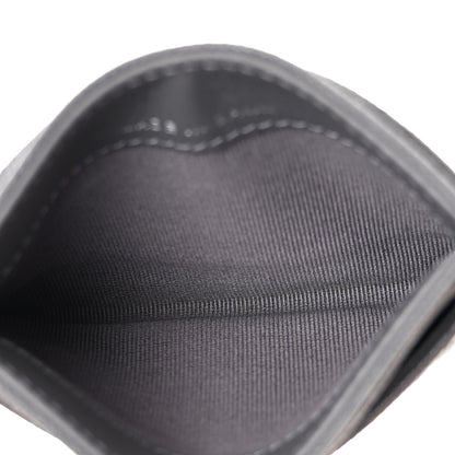 Chanel Shiny Caviar Enamel Quilted CC Flap Card Holder Grey 5 of 9