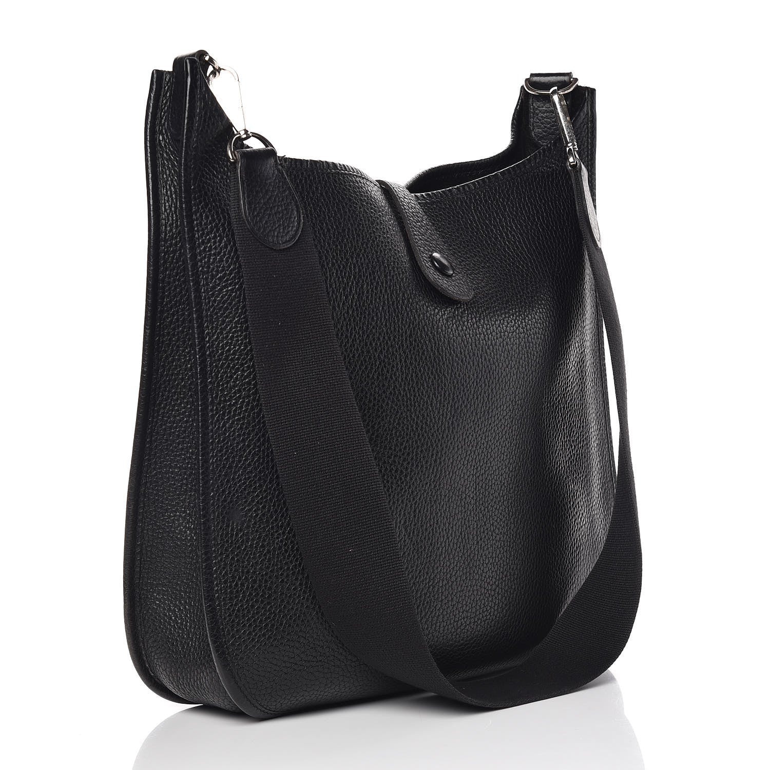 Hermes Taurillon Clemence Evelyne GM Black 3 of 16