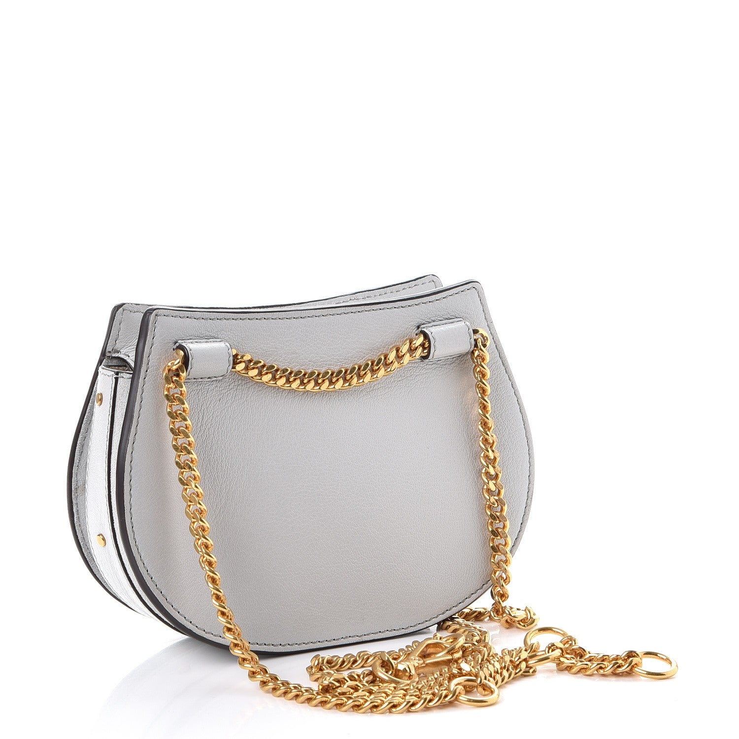 Chloe Calfskin Suede Mini Pixie Signature Belt Bag Airy Grey 4 of 10