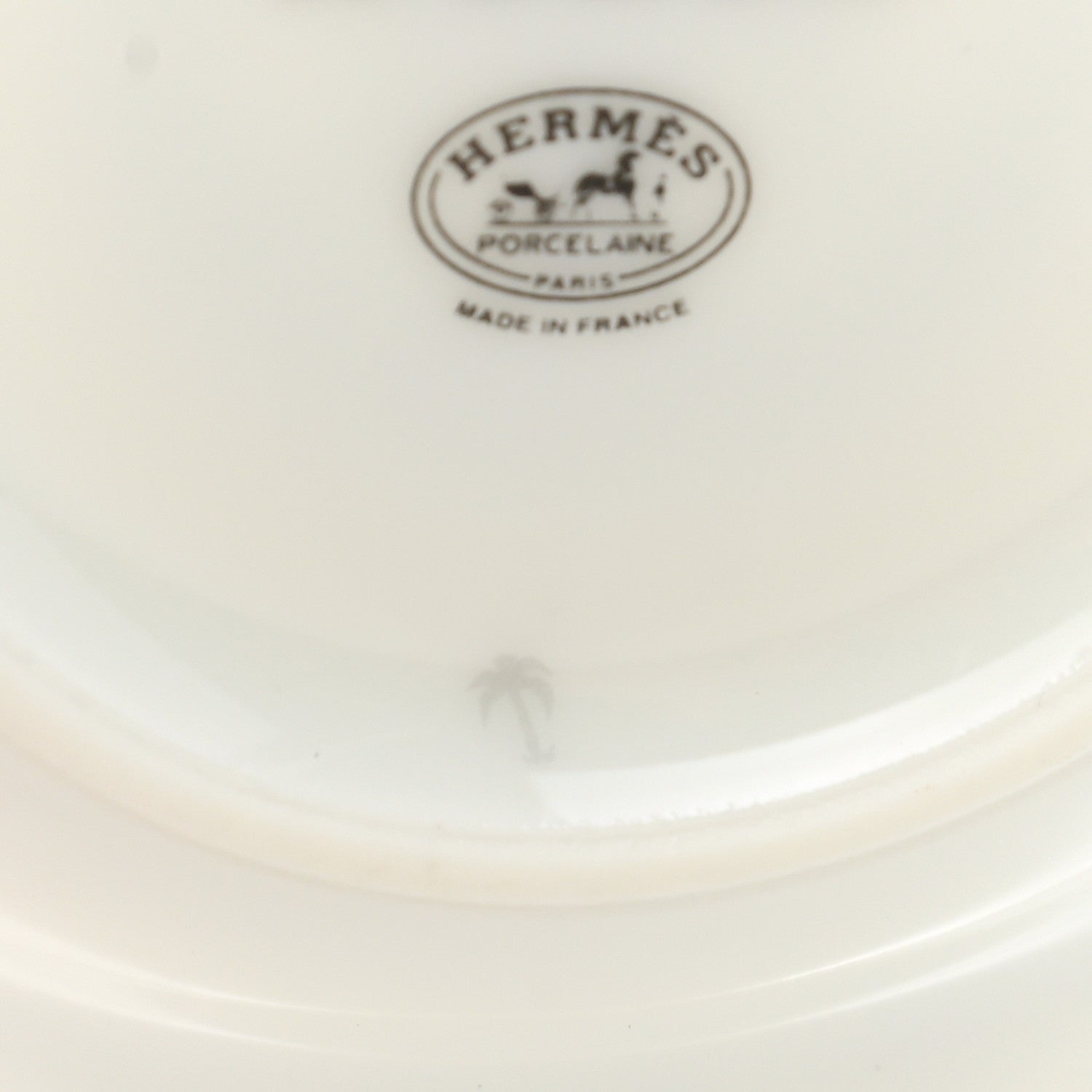 Hermes Porcelain H Deco Coffee Cup And Saucer Set Of 2 Black 9 of 11