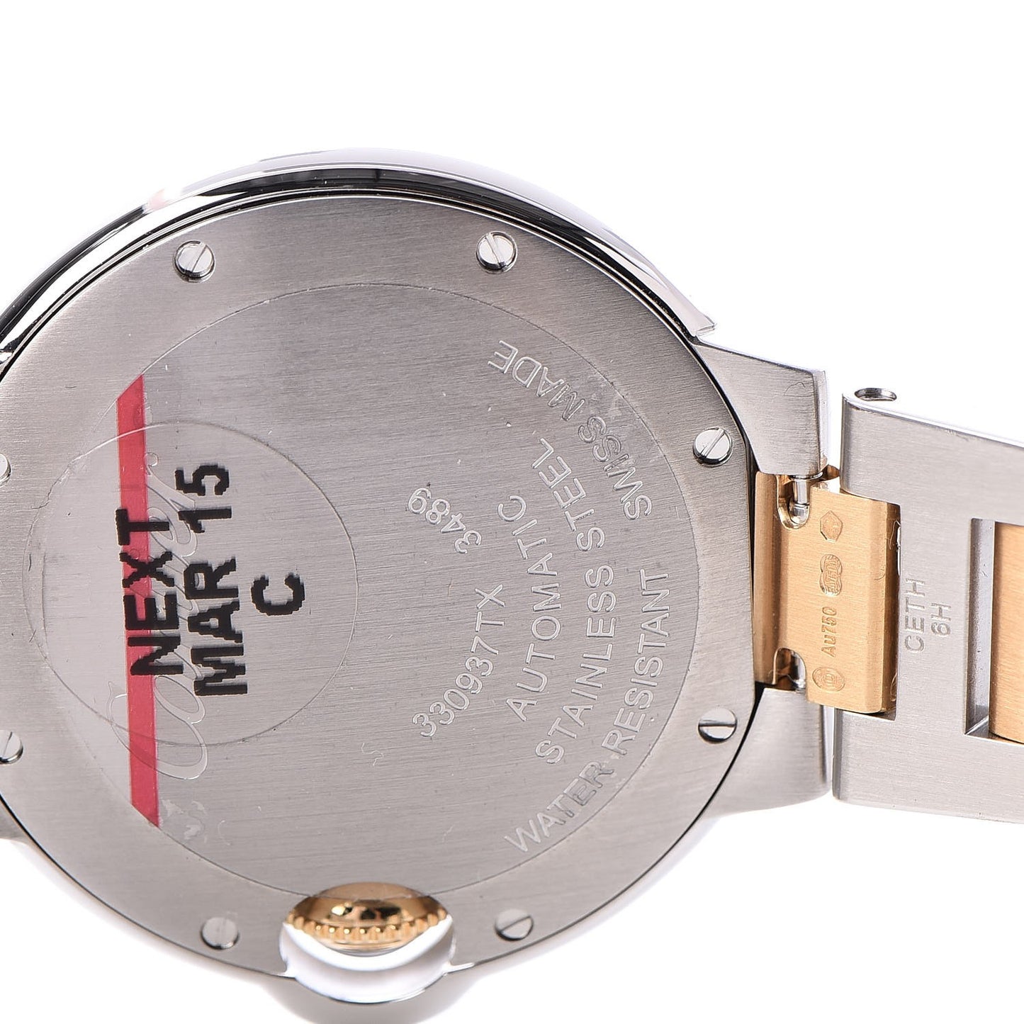 Stainless Steel 18K Yellow Gold 33mm Ballon Bleu De Automatic Watch
