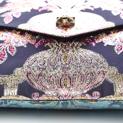 Gucci Brocade Embroidered Drawstring Backpack Multicolor 11 of 11