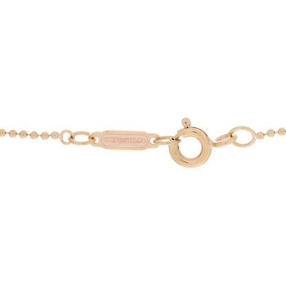 Tiffany 18K Rose Gold Diamond Crown Key Pendant Necklace 4 of 4
