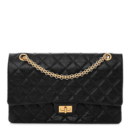 Chanel Aged Calfskin Quilted 2.55 Reissue 226 Flap Black 1 of 11