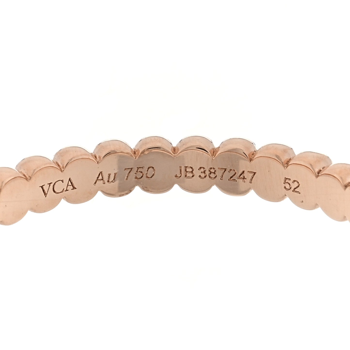 18K Rose Gold Small Perlee Ring 52 6