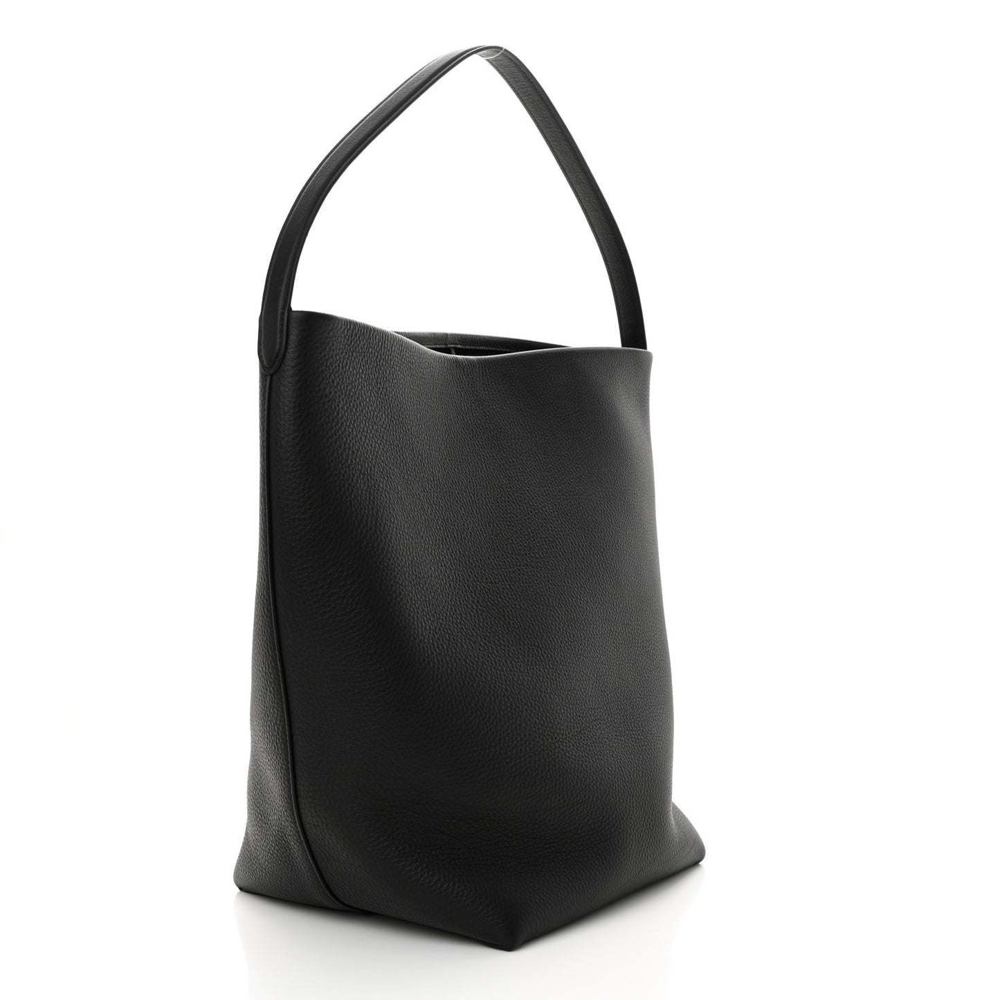 Grained Calfskin Large N/S Park Tote Black