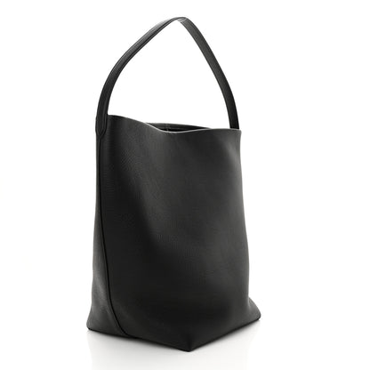The Row Grained Calfskin Large N/S Park Tote Black 3 of 10
