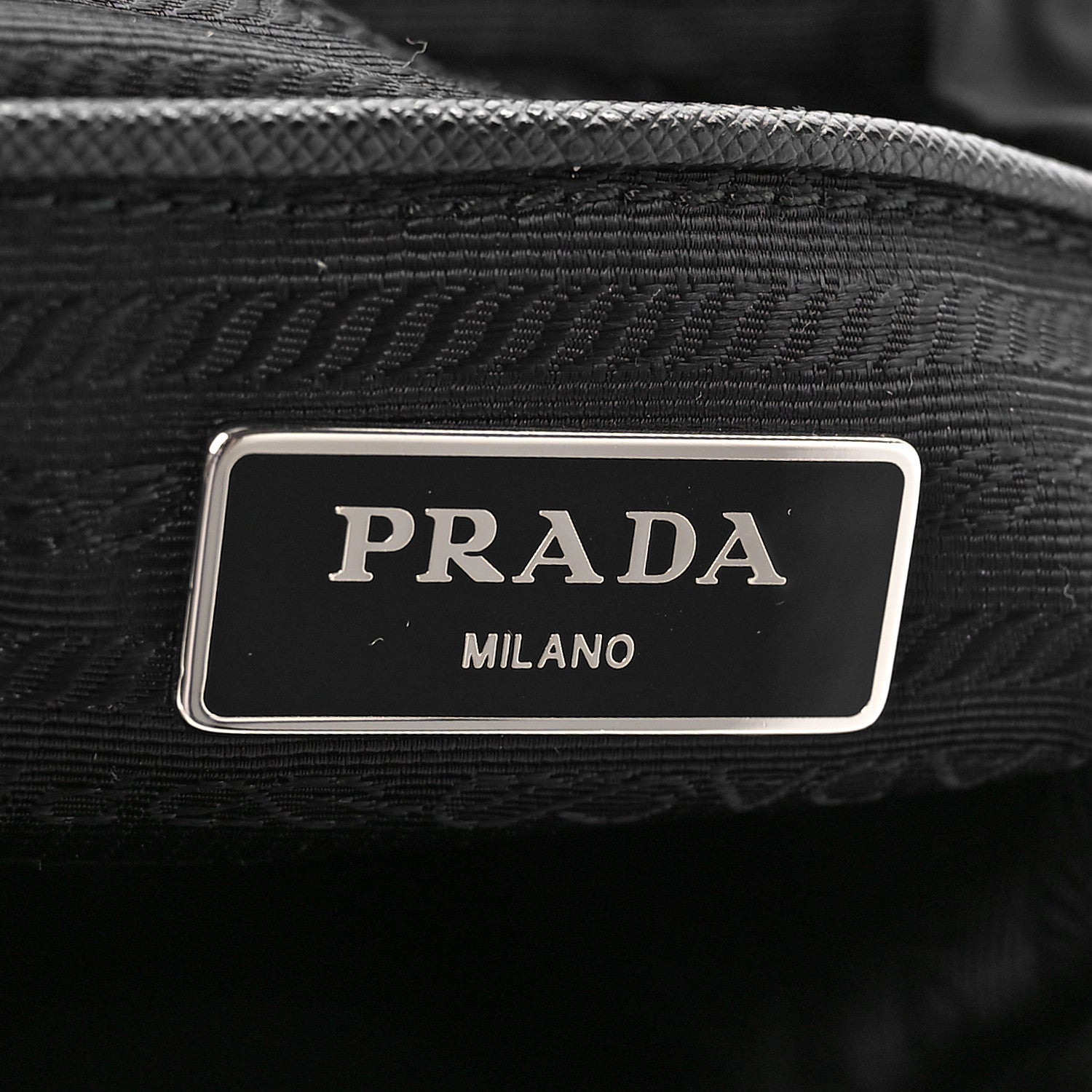 Prada Tessuto Nylon Saffiano Small Backpack Black 6 of 8