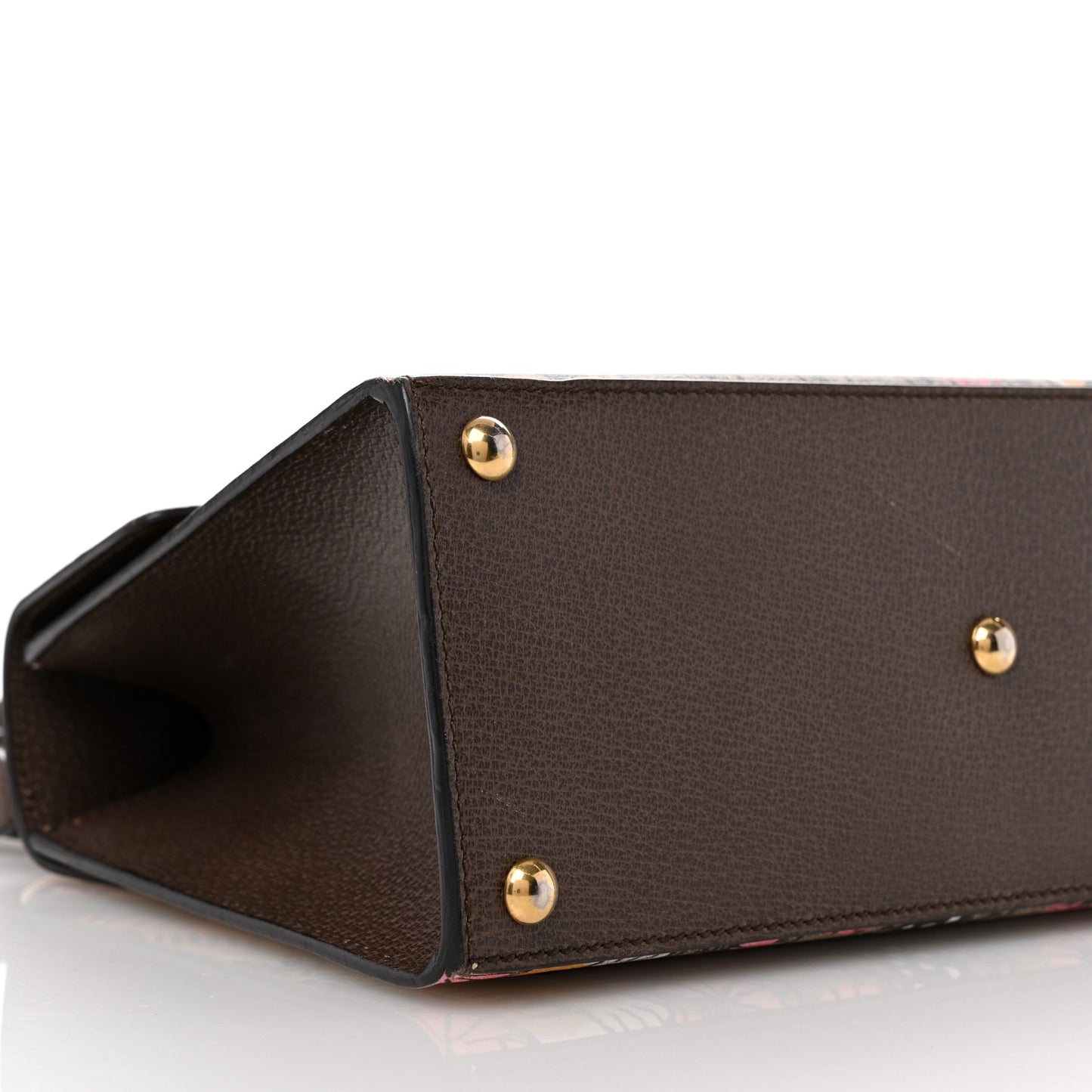 GG Supreme Monogram Bengal Small Padlock Top Handle Bag Beige Pink