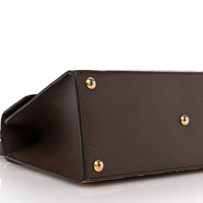 Gucci GG Supreme Monogram Bengal Small Padlock Top Handle Bag Beige Pink 9 of 11