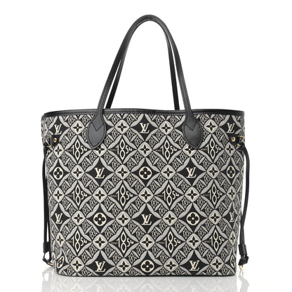 Louis Vuitton Jacquard Since 1854 Neverfull MM Grey 2 of 9