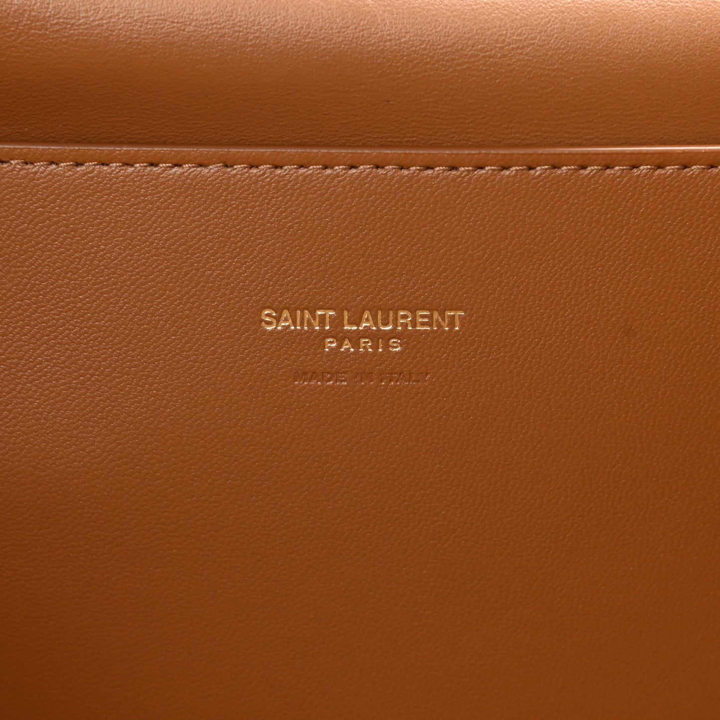 Smooth Calfskin Suede Medium Reversible Monogram Kate Satchel Light Ochre