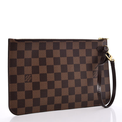 Louis Vuitton Damier Ebene Neverfull MM GM Pochette 3 of 7