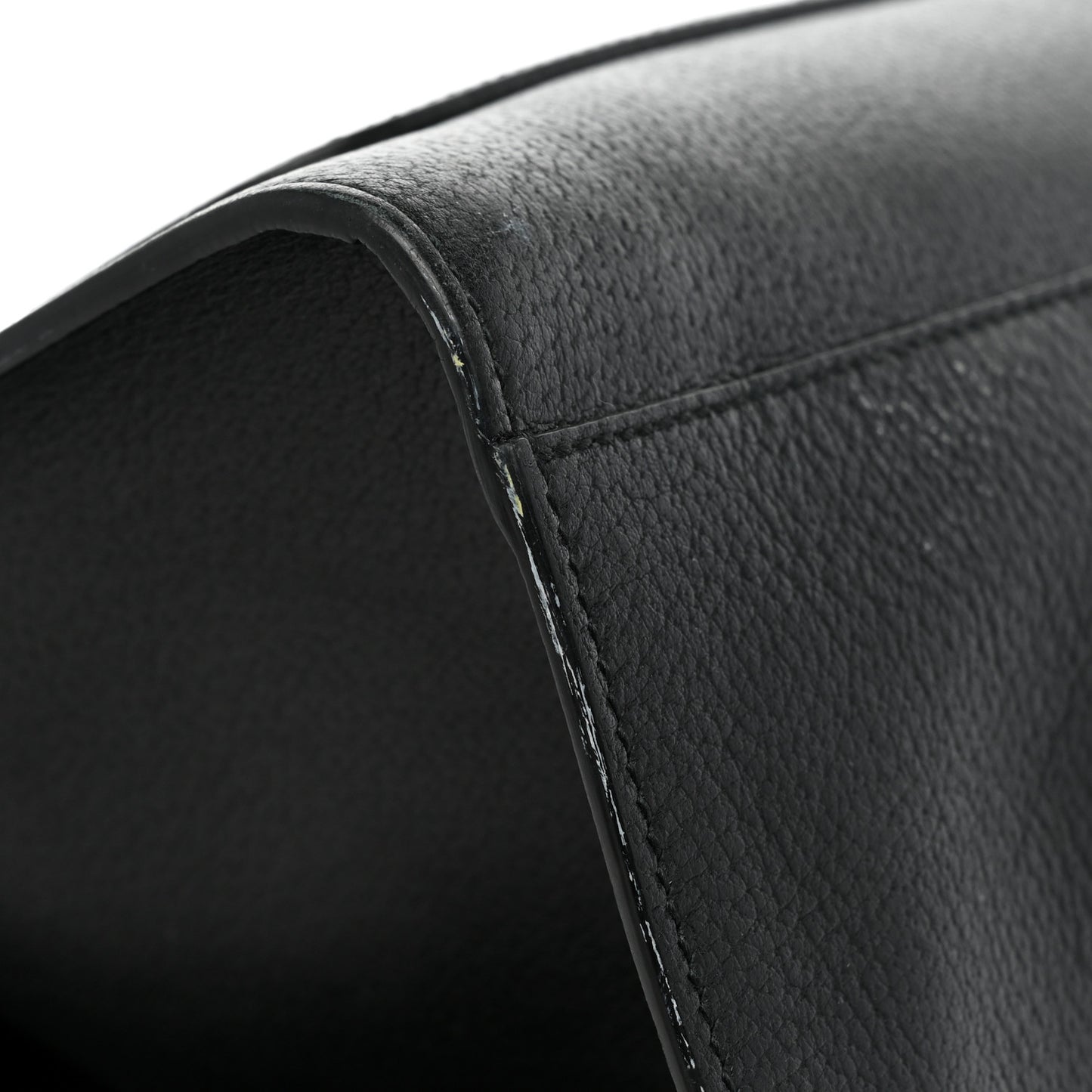 Grained Calfskin Web Crystal Butterfly Stripe Large Totem Top Handle Bag Black
