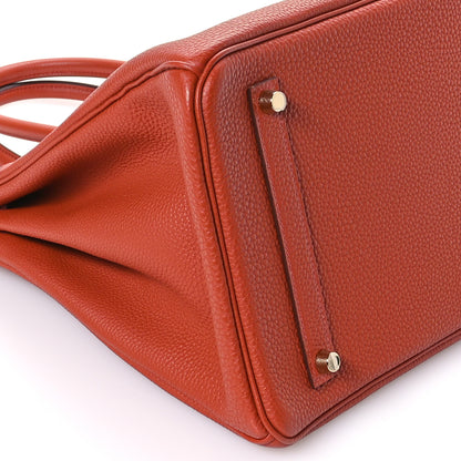 Hermes Togo Birkin 35 Brique 9 of 11