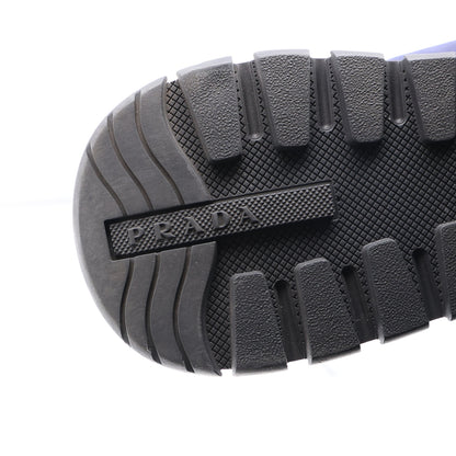 Prada Re-Nylon Spazzolato Metal Triangle Logo Mens Prax 01 Sneakers 9.5 Navy 8 of 10