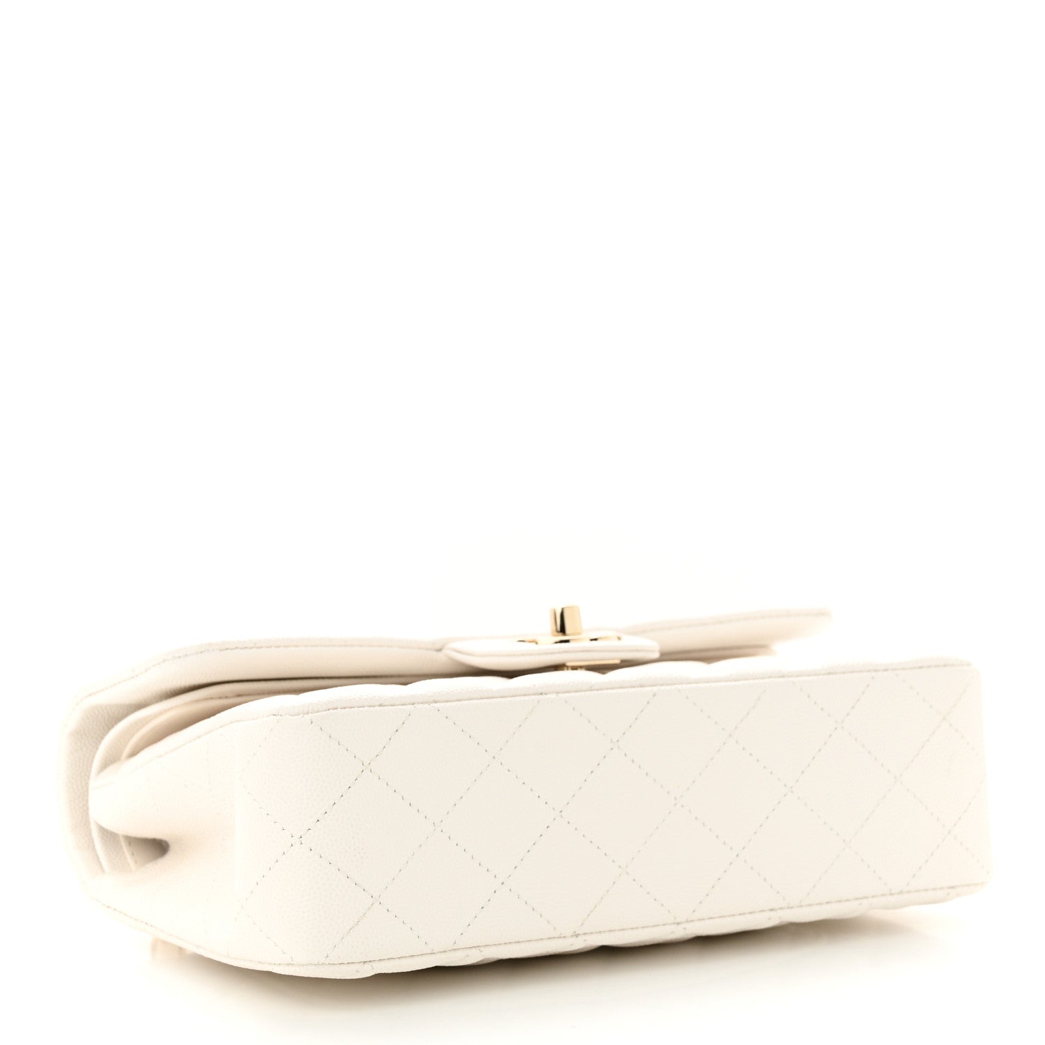Chanel Caviar Quilted Small Double Flap White 4 of 11