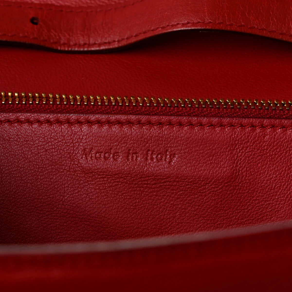 Box Calfskin Medium Classic Box Flap Bag Red