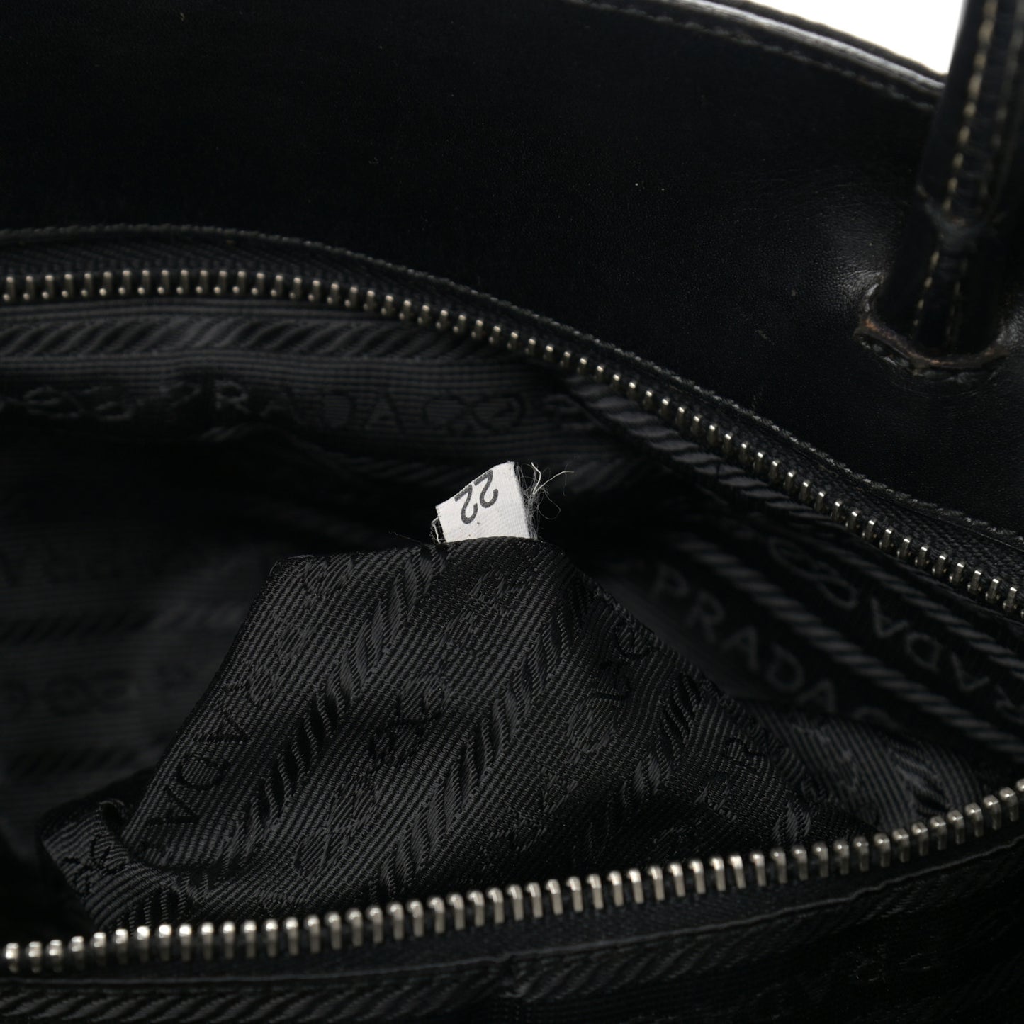 Calfskin Nylon Buckle Shoulder Bag Black