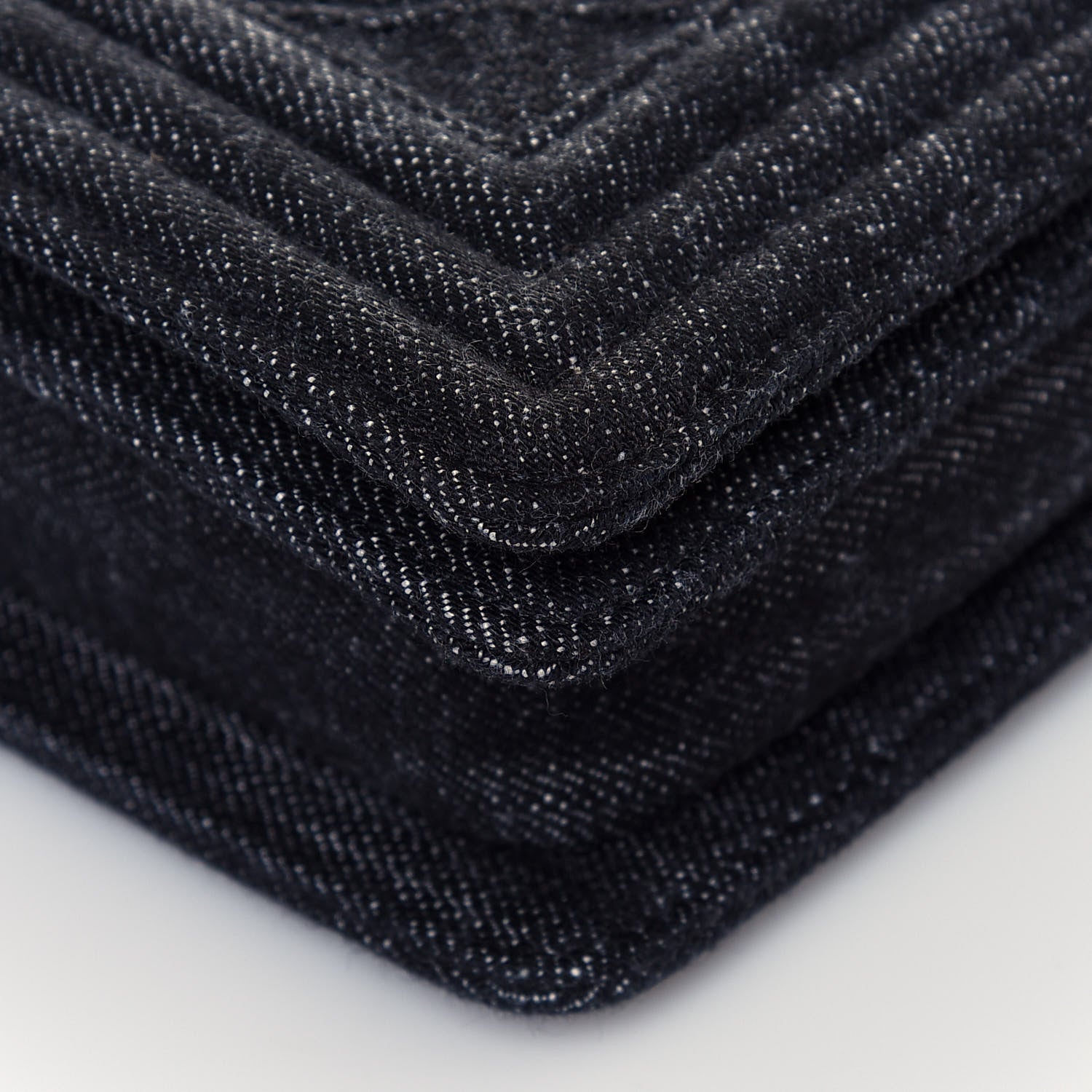 Chanel Denim Quilted Boy Clutch With Removable Chain Black 9 of 13
