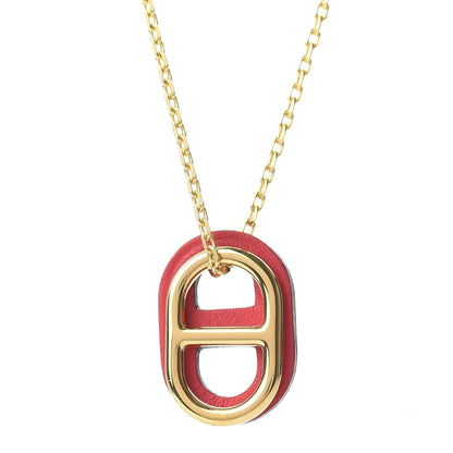 Hermes Swift O'Maillon Pendant Necklace Rose Mexico 4 of 6
