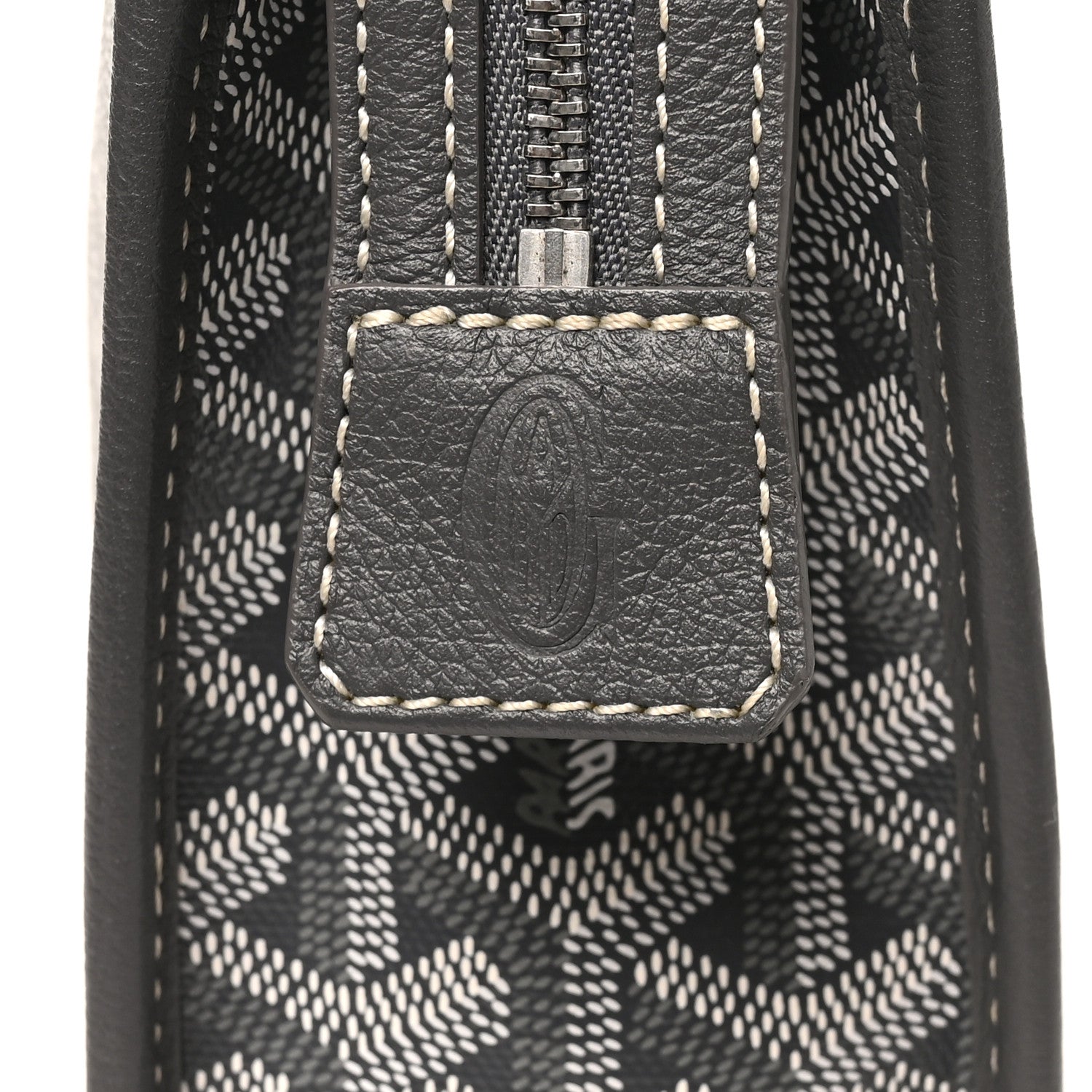 Goyard Goyardine Jouvence MM Toiletry Pouch Grey 6 of 8