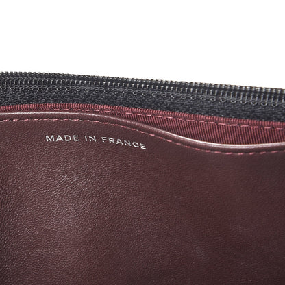 Chanel Lambskin Quilted Wallet On Chain WOC Black 7 of 15