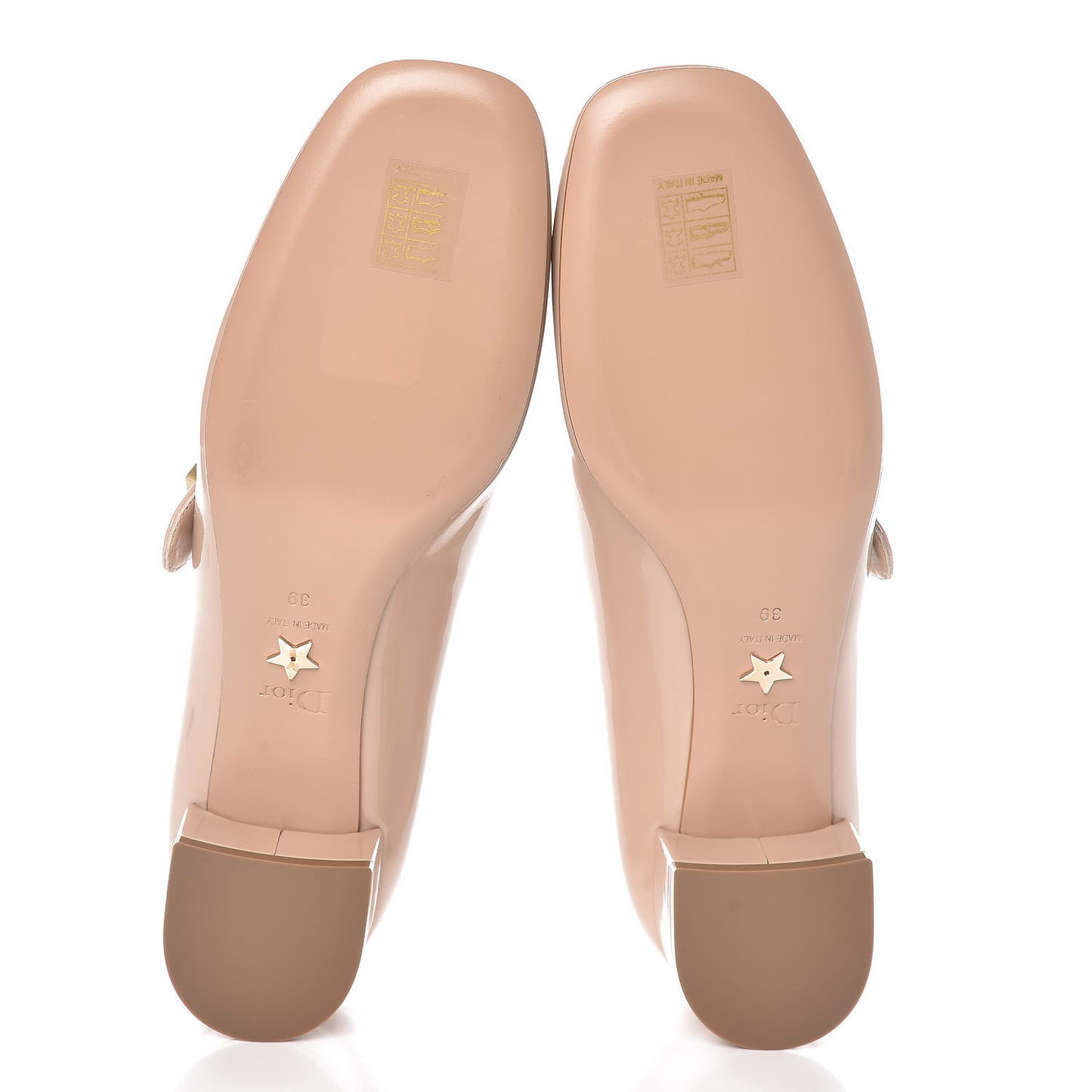 Patent Baby-D Ballet Pumps 39 Nude
