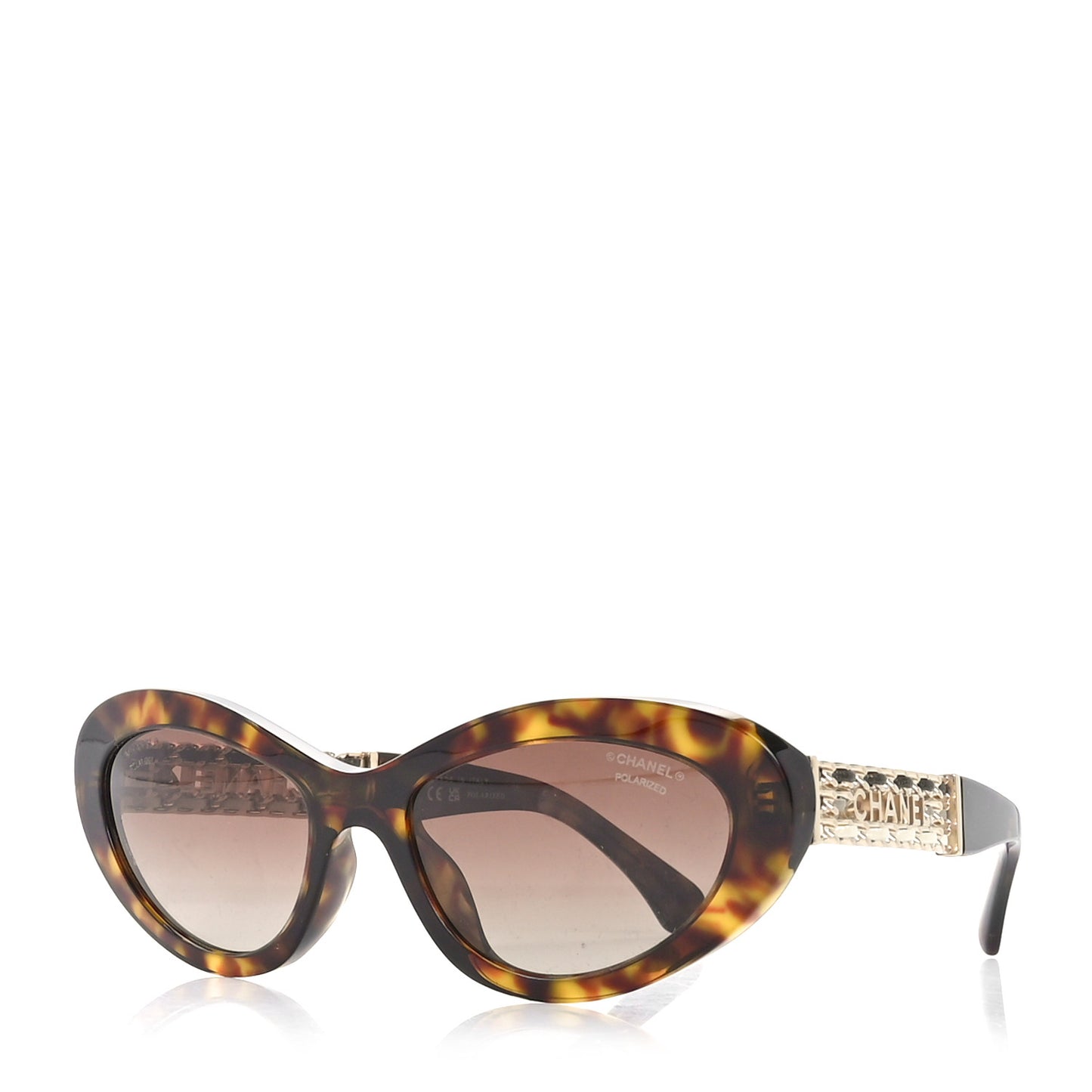 Acetate Lambskin Cat Eye Sunglasses 5538-Q-A Tortoise