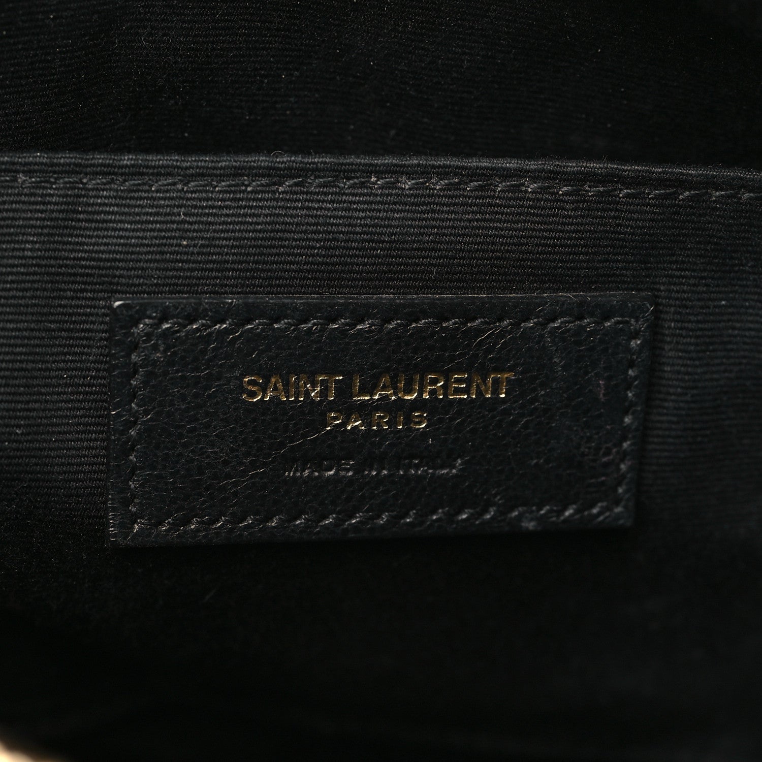 Saint Laurent Calfskin Matelasse Monogram Lou Camera Bag Black 6 of 10