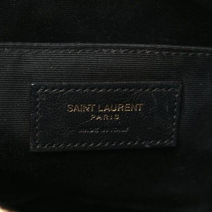 Saint Laurent Calfskin Matelasse Monogram Lou Camera Bag Black 6 of 10