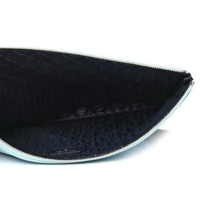 Chanel Lambskin Airlines Pouch Blue Black Red 4 of 4