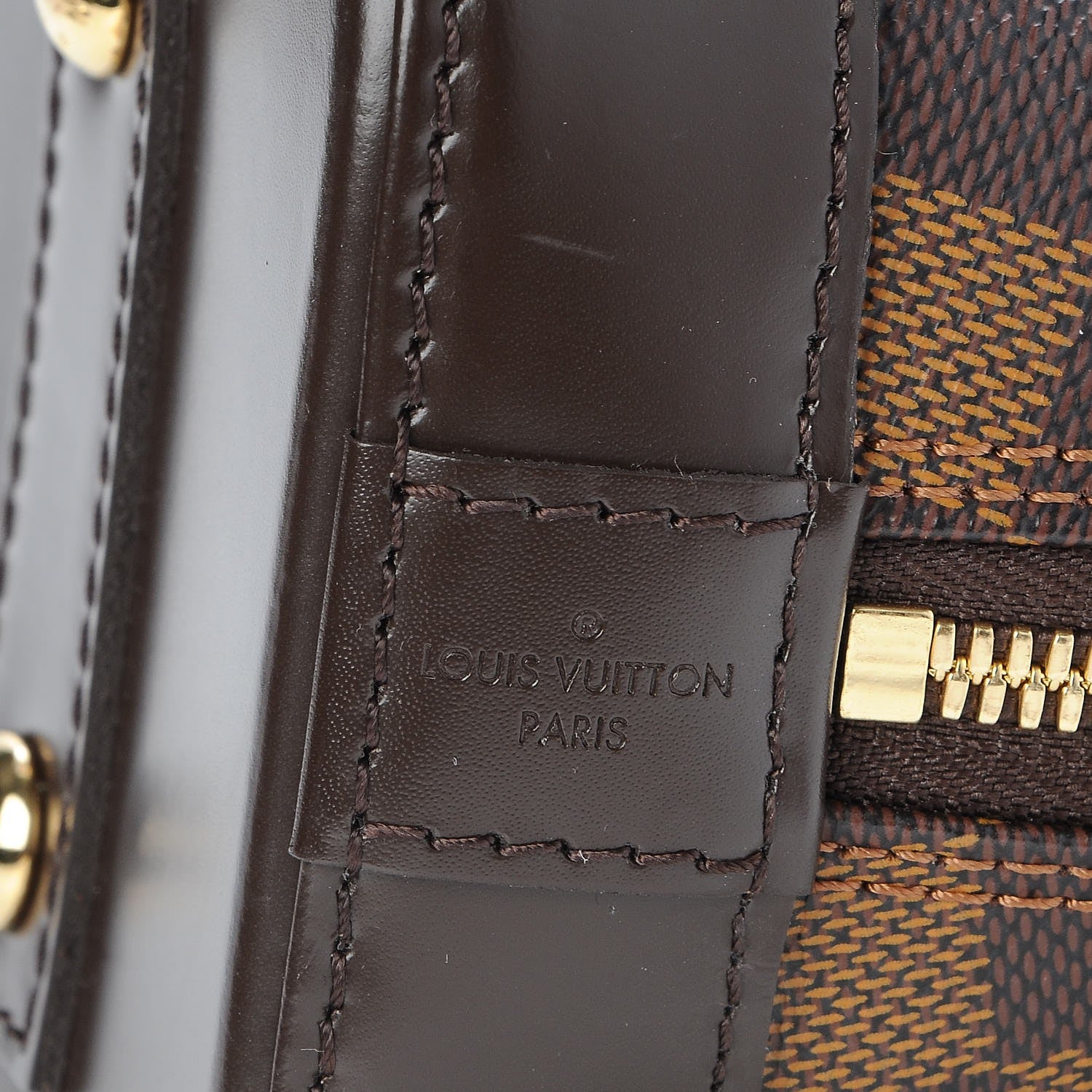 Louis Vuitton Damier Ebene Alma BB 9 of 9